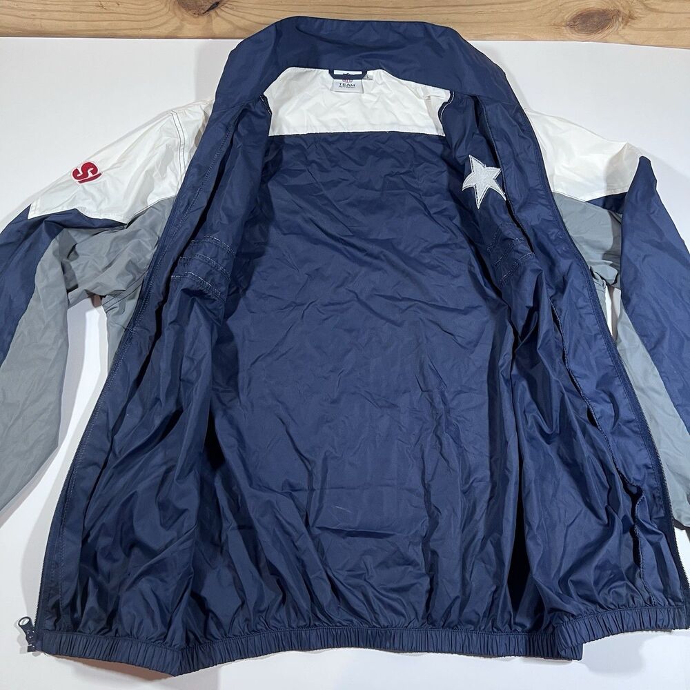 Vintage Dallas Cowboys Sports Illustrated NFL Team Apparel Windbreaker Large - Picture 8 of 10